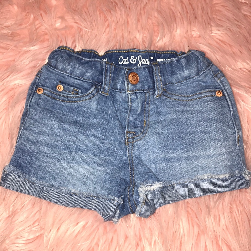 Cat & Jack Jean Adjustable Waist Shorts